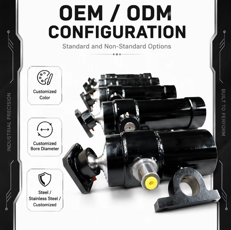 Heavy-duty Lifting Capacity Extension Cylinder UCB Suitable for Small Trailers and Trucks