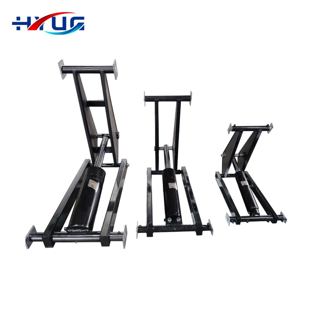 Agricultural Trailer Machinery Equipment Hot Sell Scissor Hydraulic Lift Kit 10 Ton Load Double Acting Hydraulic Cylinder