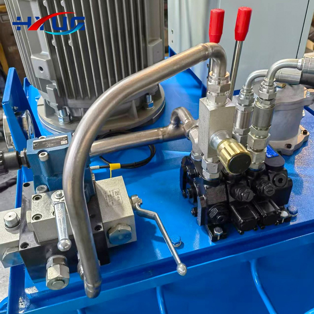 Custom 31.5mpa High Pressure Double Action Electric Hydraulic Pump Station