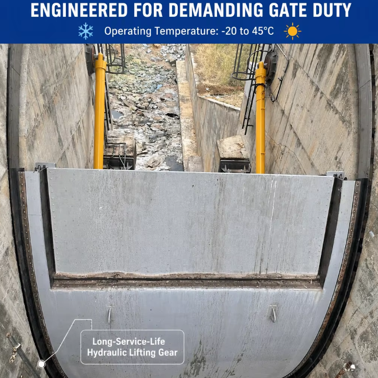 Heavy Duty Hydraulic Gate Hoist Lifting System Sluice Dam Gate Opening Closing Power Unit for Water Conservancy Project