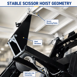 3/6/10 Tons Capacity Double Acting Scissor Type Hydraulic Hoist for Truck Parts16Mpa Pressure ISO9001/CE