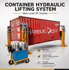 Forklift Type Telescopic Double Acting Hydraulic Cylinder Hoist System for Container House Lifting