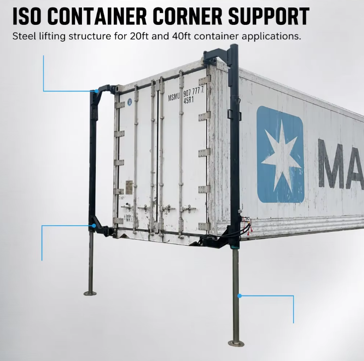 Hydraulic Container Lifting System Double Acting Cylinders for Stable and Smooth Container Hoisting