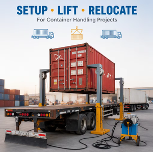 Hydraulic Container Lifting System Double Acting Cylinders for Stable and Smooth Container Hoisting