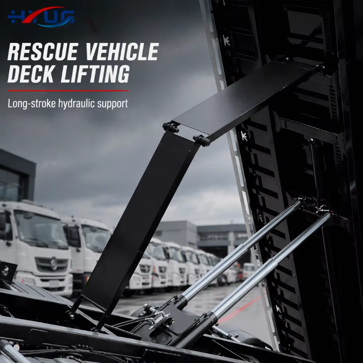 Custom Hydraulic Cylinders Rescue Vehicles Smooth Lifting Hydraulic Cylinders for Fire Clearance Trucks.png
