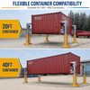 Forklift Type Telescopic Double Acting Hydraulic Cylinder Hoist System for Container House Lifting