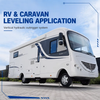 RV Motorhome Hydraulic Automatic Self Leveling System 4 Outrigger Hydraulic Legs Stabilizer Jack Kit