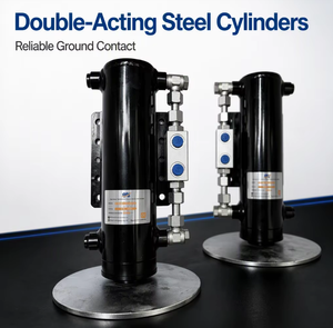 RV Motorhome Hydraulic Automatic Self Leveling System 4 Outrigger Hydraulic Legs Stabilizer Jack Kit