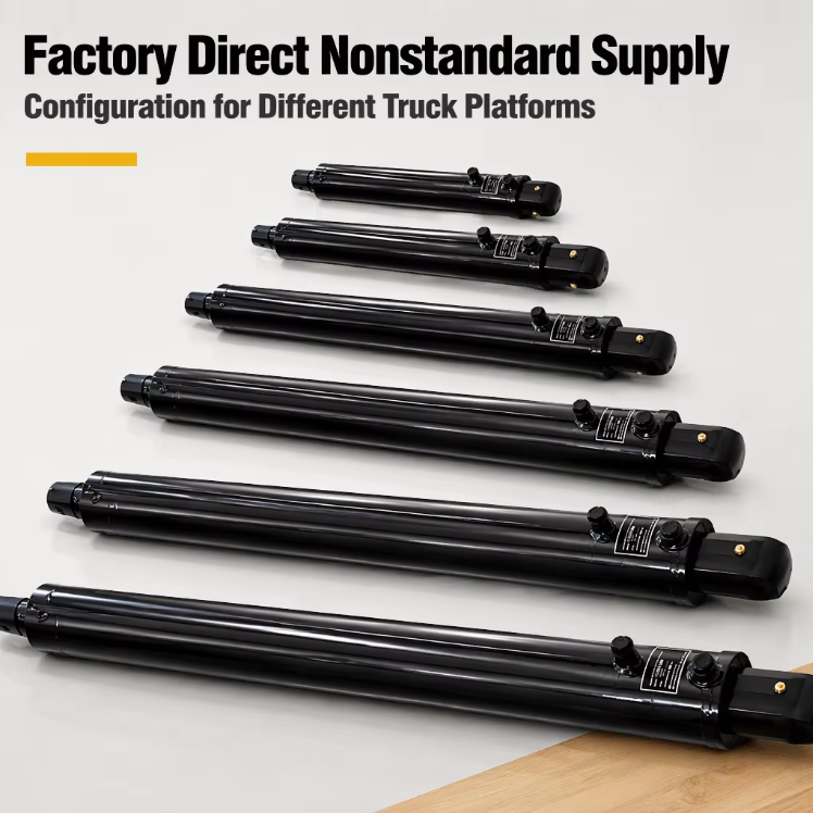 CE Certified High Seal Low Leakage Rust Resistant Custom Double Acting Hydraulic Cylinders for Garbage Trucks