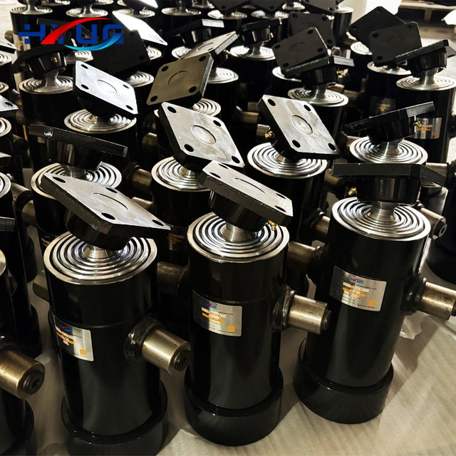 10-20 Tons Tipper Trailer Hydraulic Lift System 630mm-2980mm Long Stroke Single Acting Hydraulic Cylinder