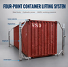 Transport Hydraulic Cylinder Lift System 35 Ton Capacity 1600mm for 20ft 40ft Container