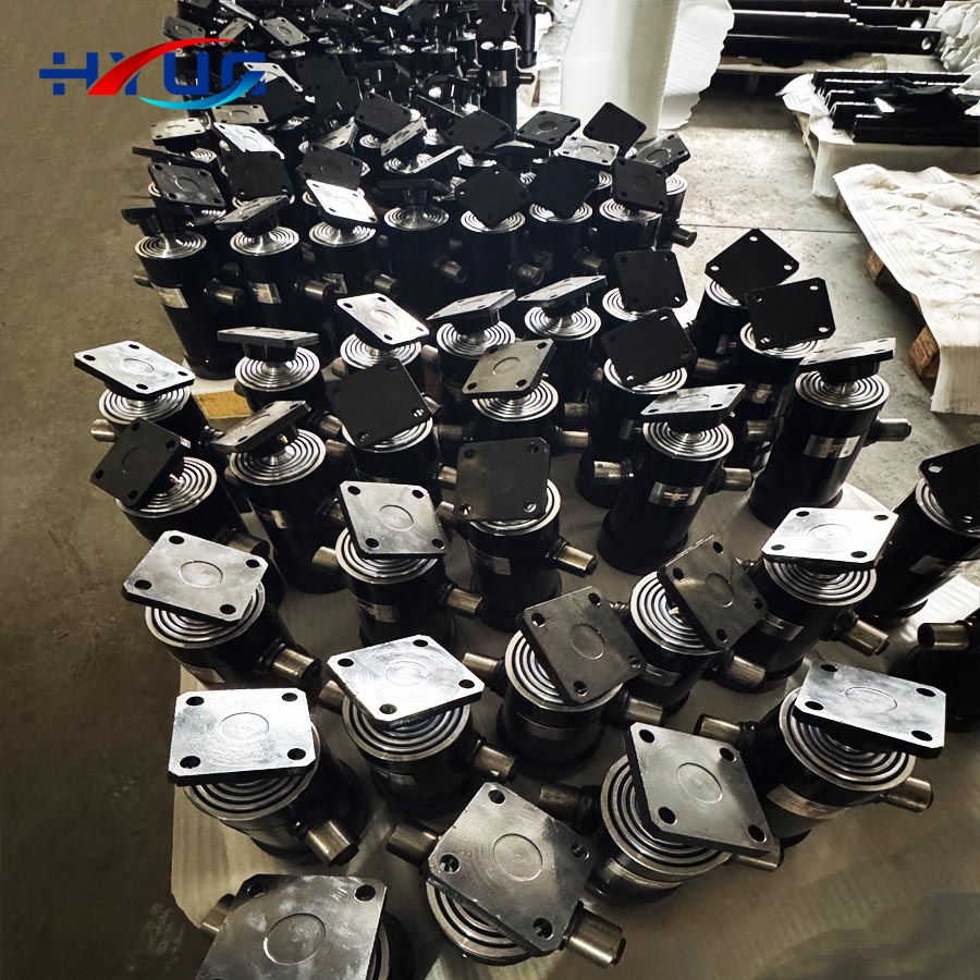 10-20 Tons Tipper Trailer Hydraulic Lift System 630mm-2980mm Long Stroke Single Acting Hydraulic Cylinder