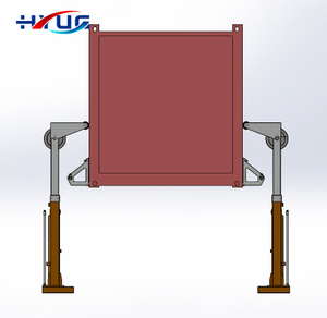 Forklift Style Container Hydraulic Hoist System with Double Acting Cylinders Load 35 Ton